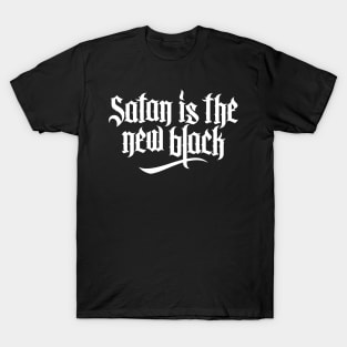 Satan is the new black No.2 (white) T-Shirt